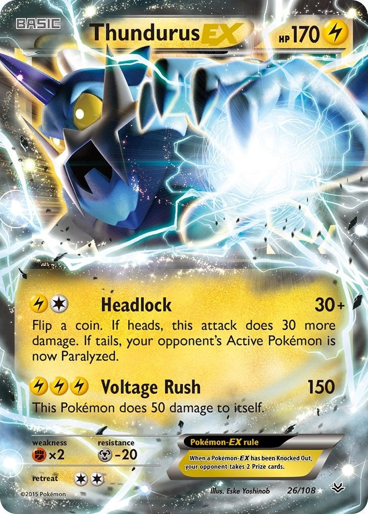 Image for Thundurus EX (26/108) (ROS) - Pokemon