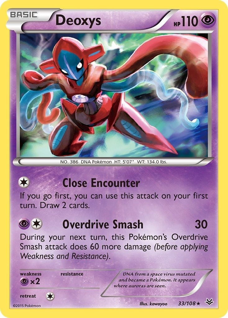 Image for Deoxys (33/108) (ROS) - Pokemon