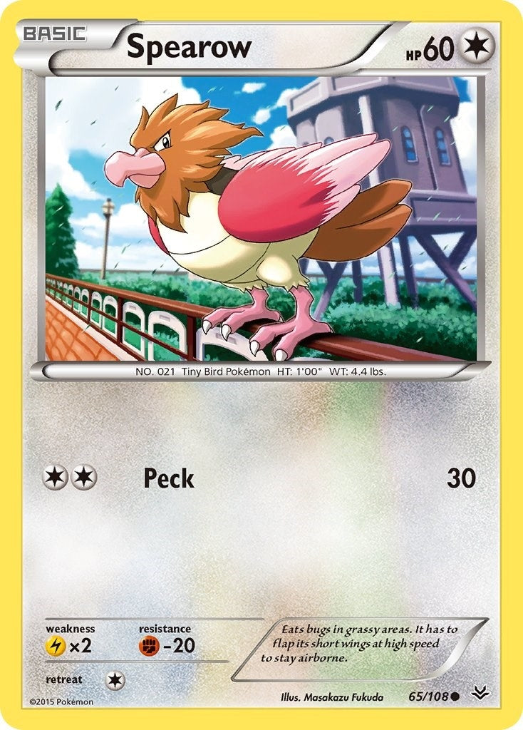 Image for Spearow (65/108) (ROS) - Pokemon