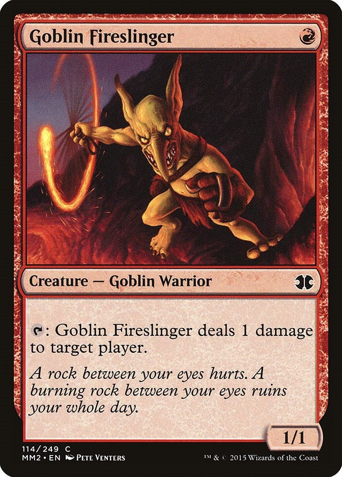 Image for Goblin Fireslinger (114) (Modern Masters 2015) - Magic: The Gathering