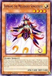 Image for Soprano the Melodious Songstress (CROS-EN010) (CROS) - YuGiOh