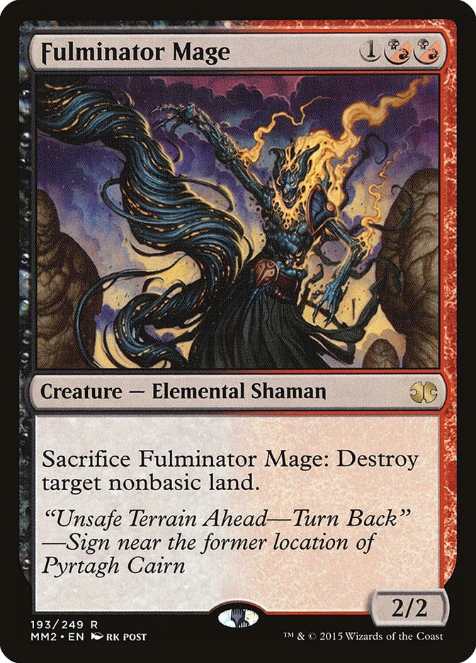 Image for Fulminator Mage (193) (Modern Masters 2015) - Magic: The Gathering