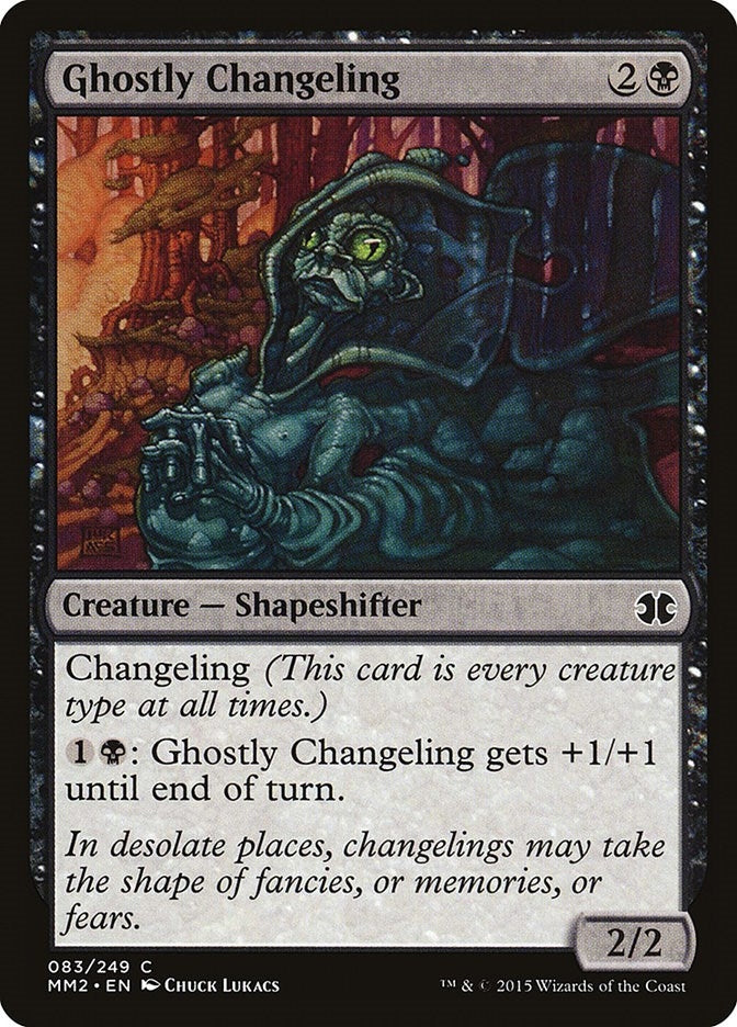 Image for Ghostly Changeling (83) (Modern Masters 2015) - Magic: The Gathering