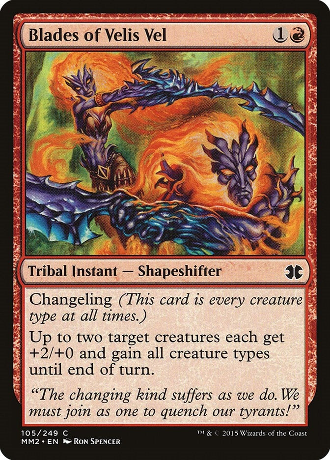 Image for Blades of Velis Vel (105) (Modern Masters 2015) - Magic: The Gathering