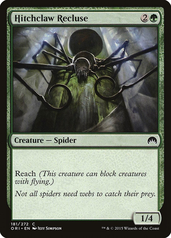 Image for Hitchclaw Recluse (181) (Magic Origins) - Magic: The Gathering