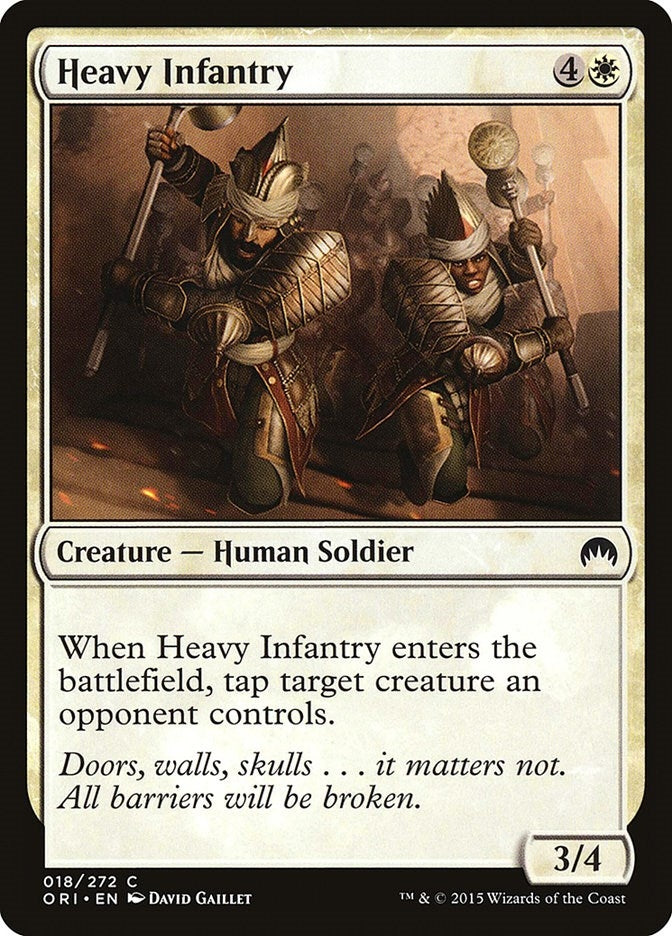 Image for Heavy Infantry (18) (Magic Origins) - Magic: The Gathering