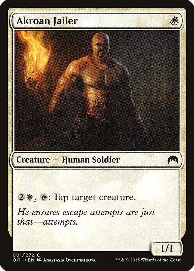Image for Akroan Jailer (1) (Magic Origins) - Magic: The Gathering