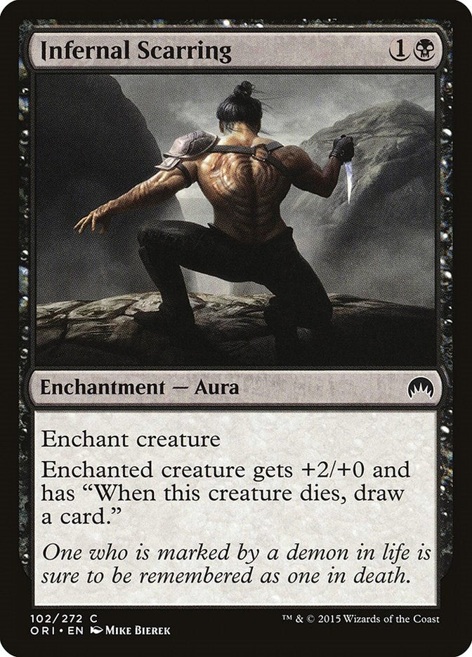 Image for Infernal Scarring (102) (Magic Origins) - Magic: The Gathering
