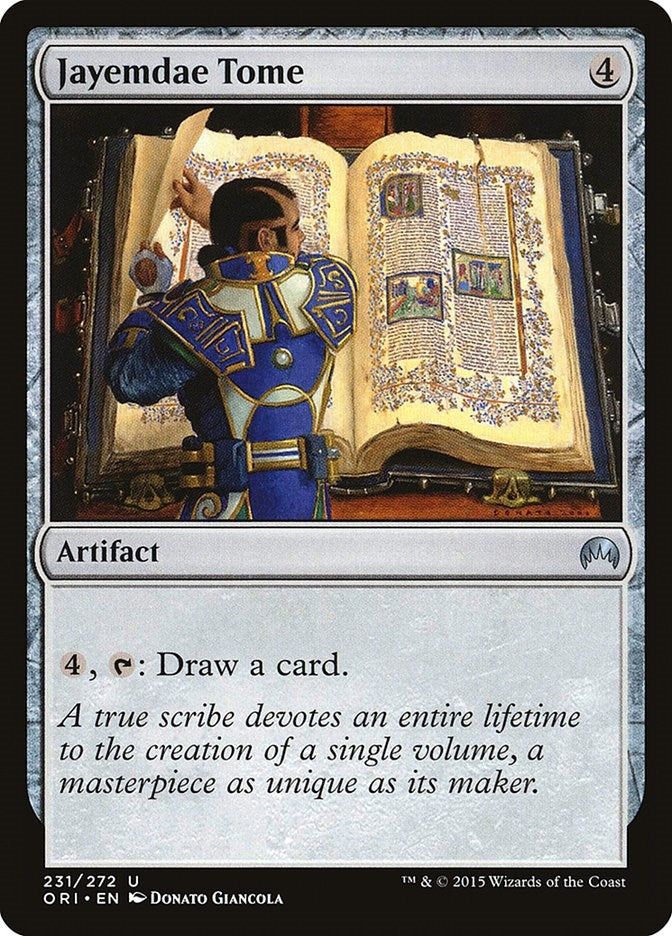 Image for Jayemdae Tome (231) (Magic Origins) - Magic: The Gathering